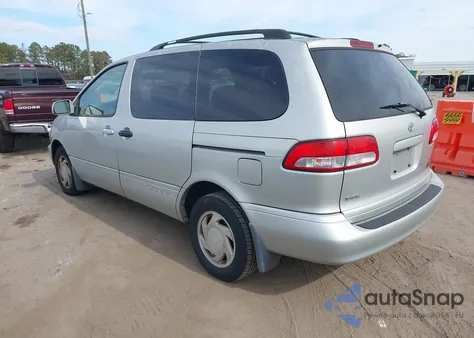 2003 Toyota Sienna Le из США, поврежденный, VIN 4T3ZF13C83U555425
